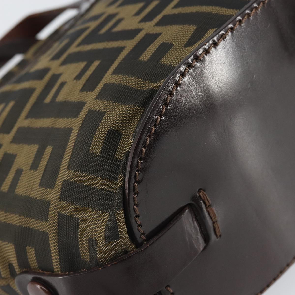 FENDI Zucca Canvas Hand Bag - Image 8