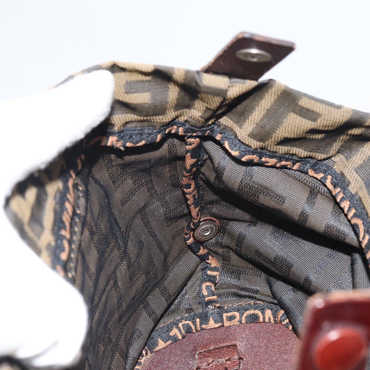 FENDI Zucca Canvas Hand Bag - Image 11