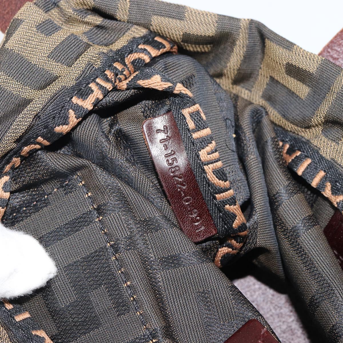 FENDI Zucca Canvas Hand Bag - Image 13