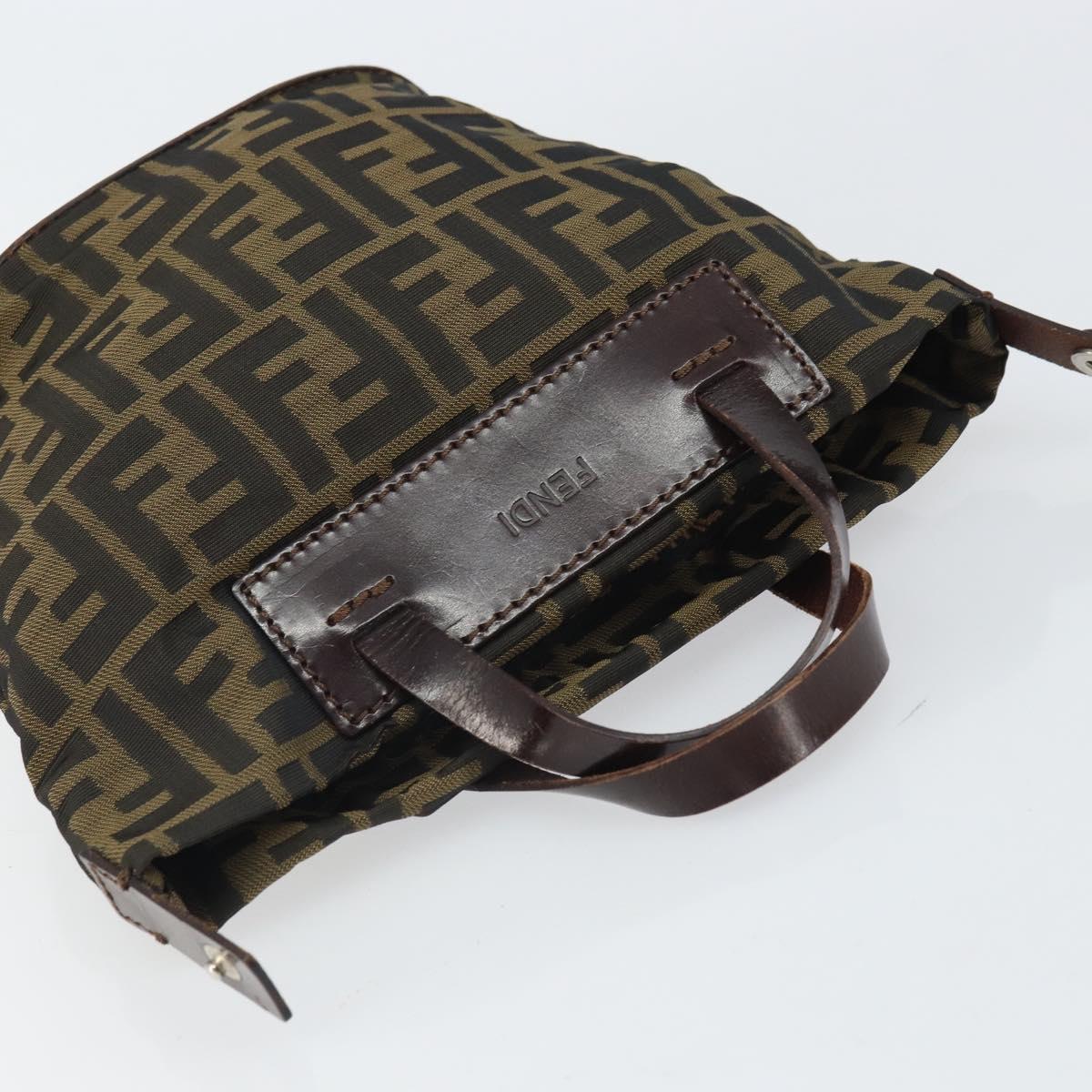 FENDI Zucca Canvas Hand Bag - Image 4