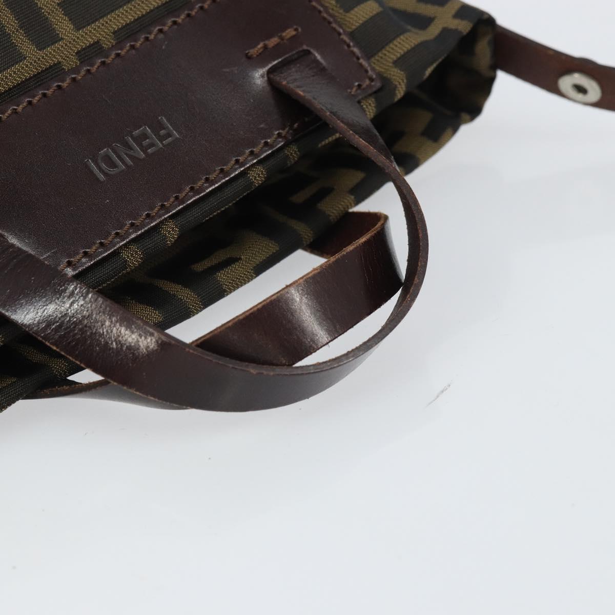 FENDI Zucca Canvas Hand Bag - Image 5