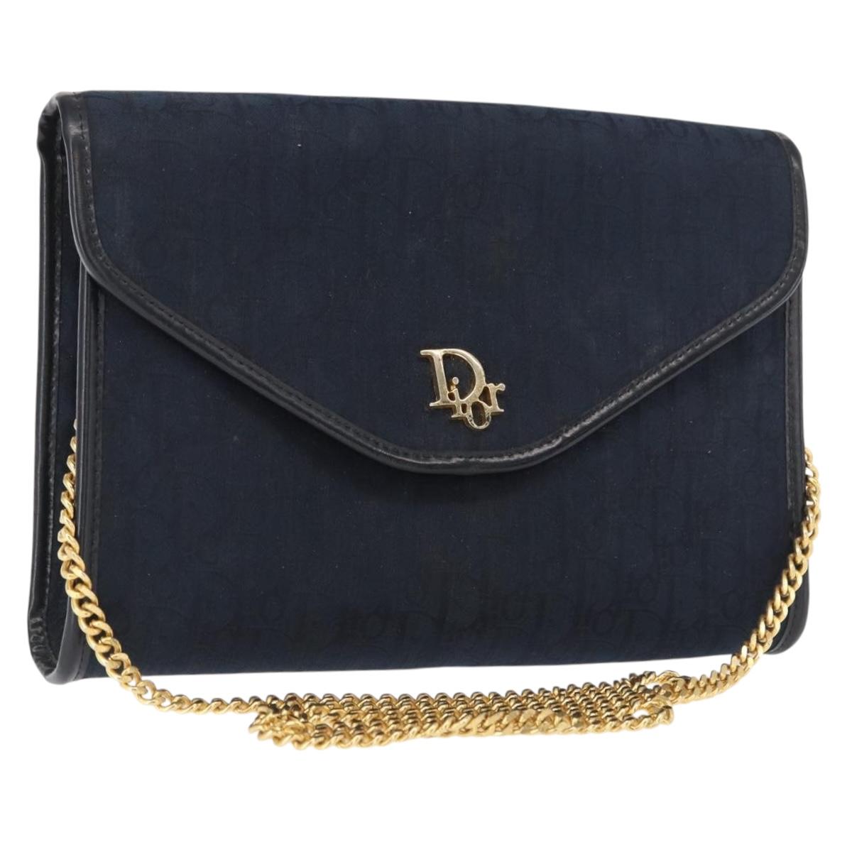 Christian Dior Trotter Canvas Chain Shoulder Bag